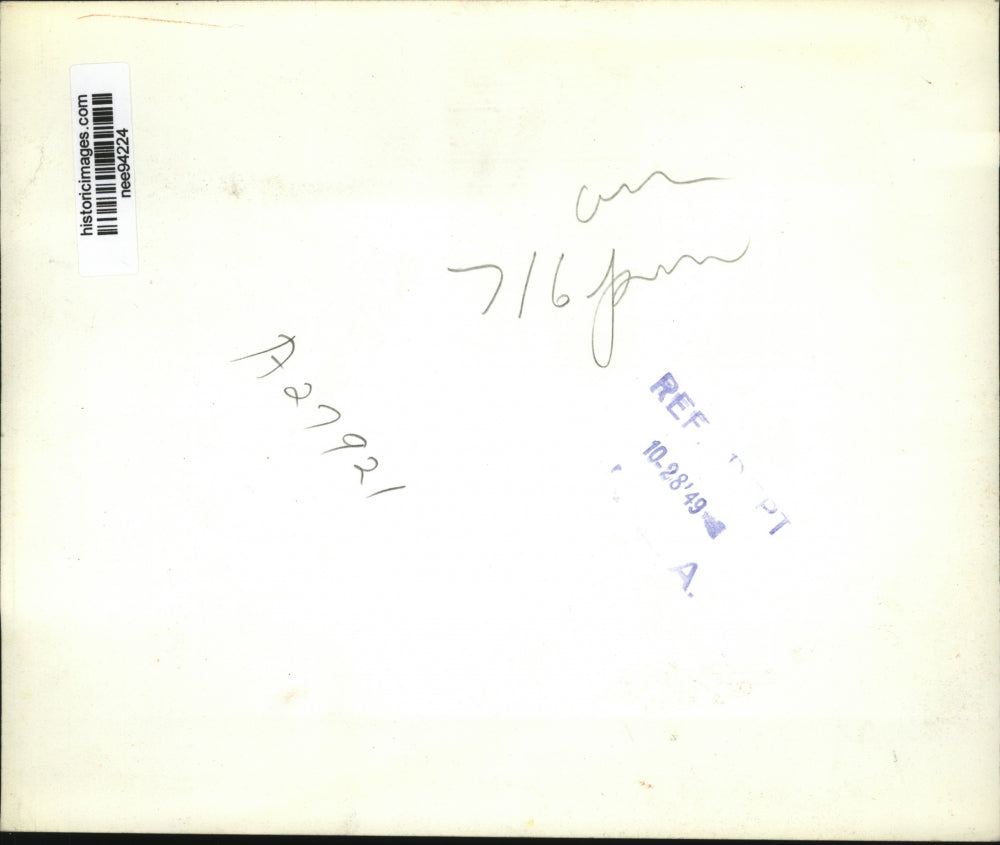 1949 Press Photo Pres.Harry Truman with Prime Minister Jawaharlal Nehru of India