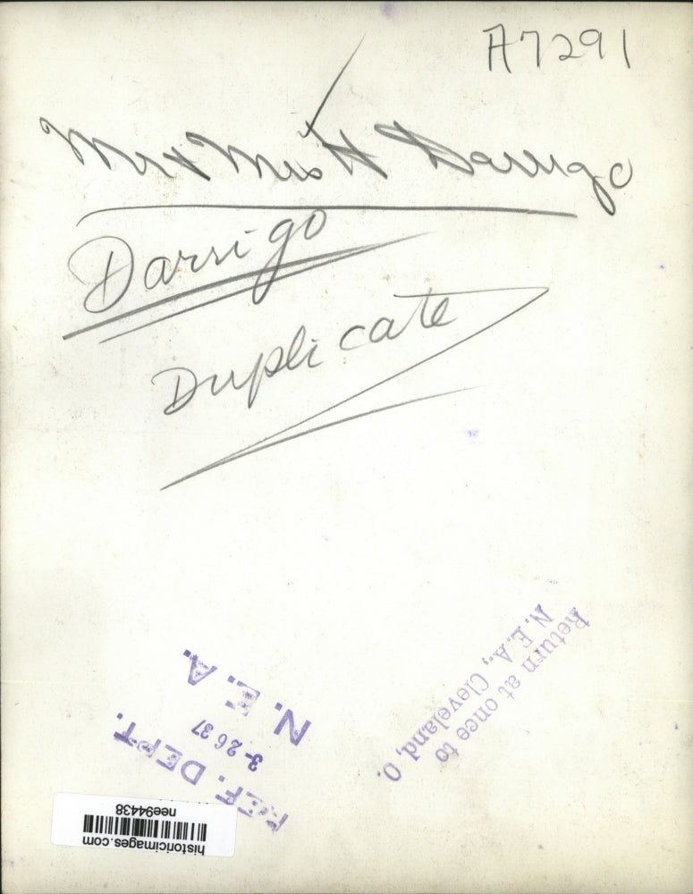 1937 Press Photo Mr. And Mrs Darrigo And Family - nee94438