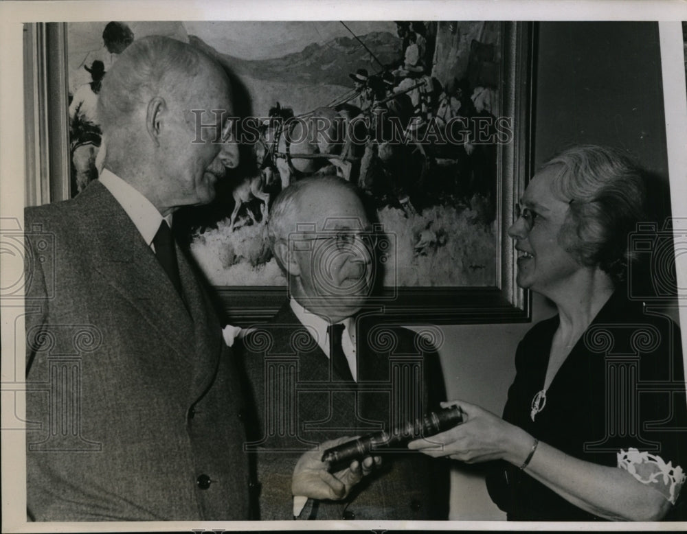 1938 Press Photo Edith Jarvis Alden named Secretary of Burlington Railroad