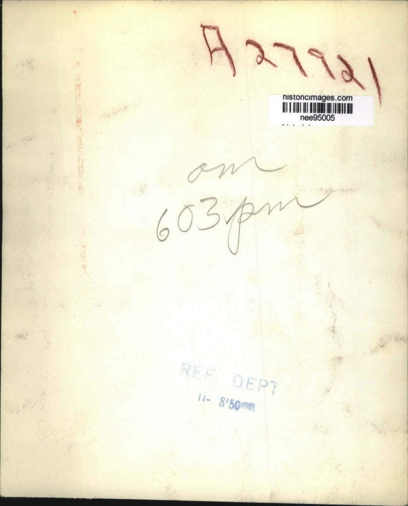 1953 Press Photo Truman visits restoration - nee95005