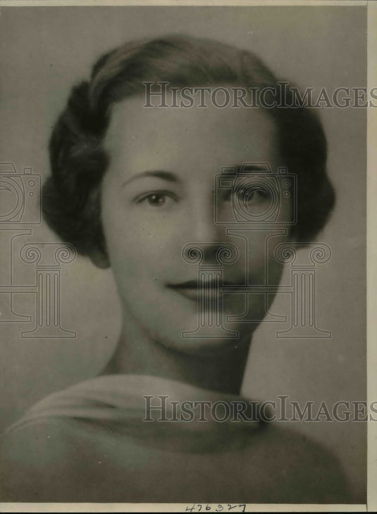 1938 Press Photo Female Portrait - nee95292