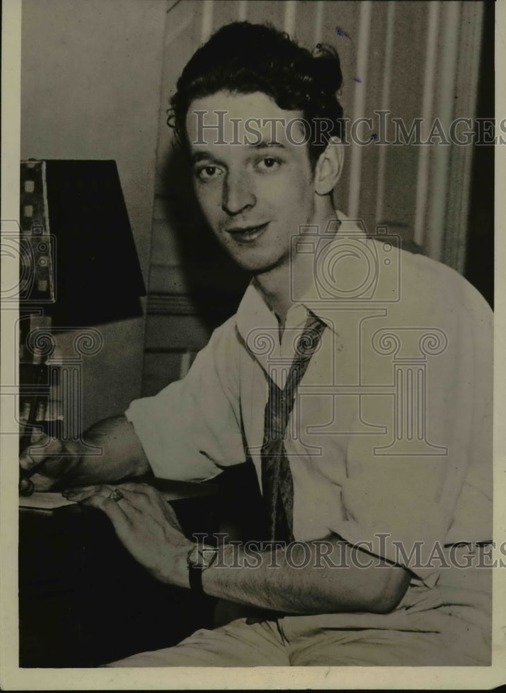 1932 Press Photo Paul Dupont Is Engaged To Rachel Strawbridge - nee95373