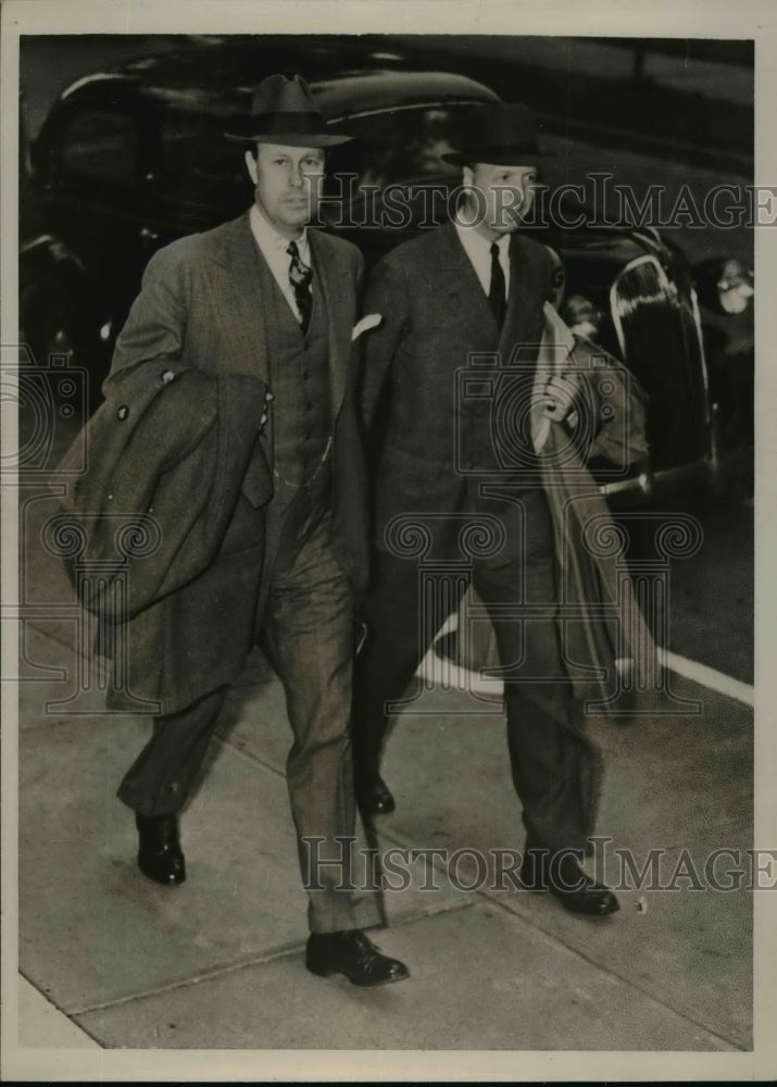 1938 Press Photo Curtis B.Dall son in-law of Pres.Roosevelt at Libel Suit Trial