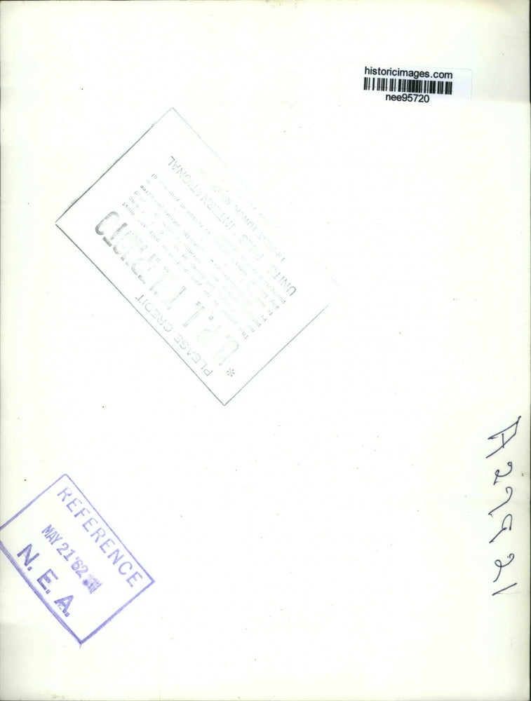 1962 Press Photo Pres.Harry S. Truman behind his huge Birthday Cake - nee95720