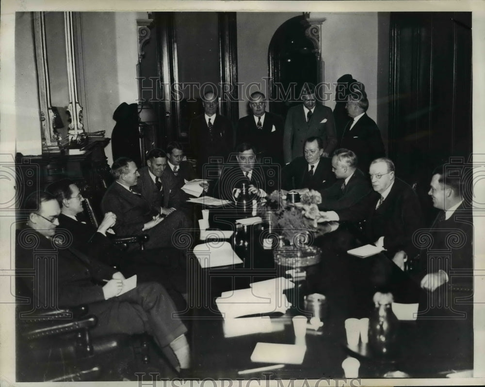 1936 Press Photo Executive Committee of the U.S Conference of Mayors