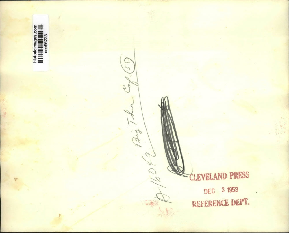 1953 Press Photo Sir Winston Churchill board plane at Airport for Bermuda