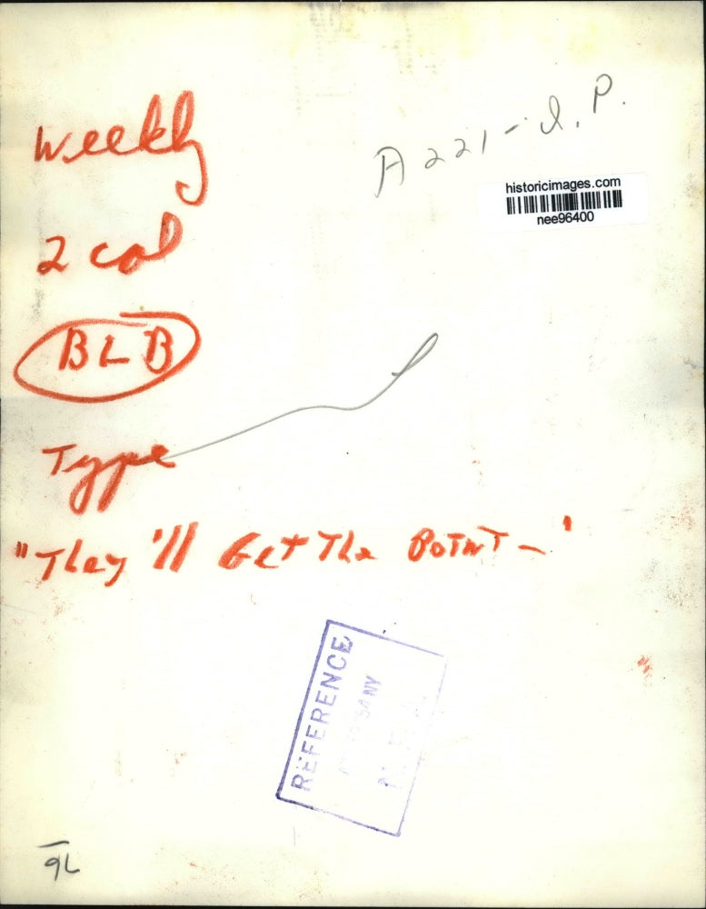 1954 Press Photo Principal Kelsey Gives Polio Vaccine Request Forms To Pupils