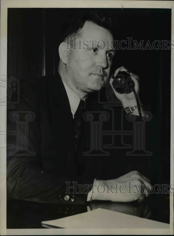 1938 Press Photo Alfred Dowo Has Been Appointed As Warden Of The State Prison