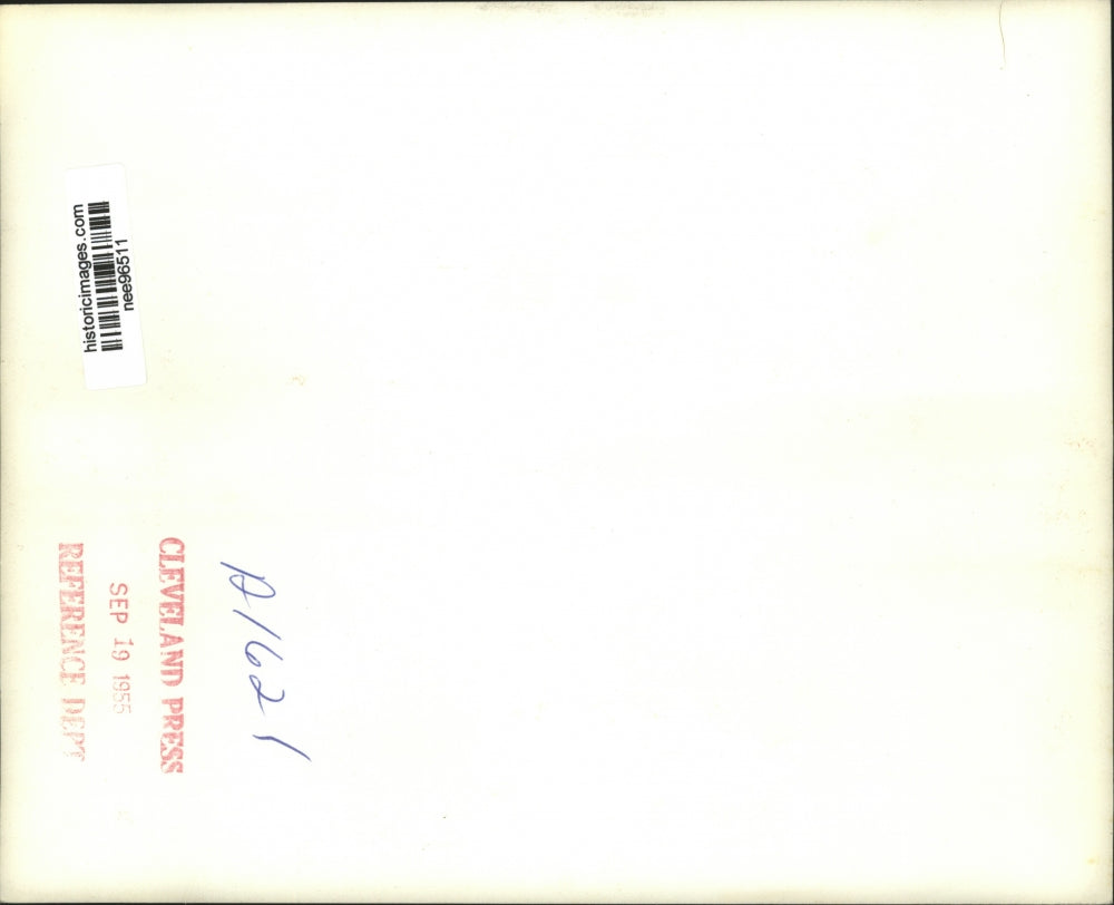 1955 Press Photo Florence A.Plummer Lloyd K.McRae of Intl.order of Eastern Star