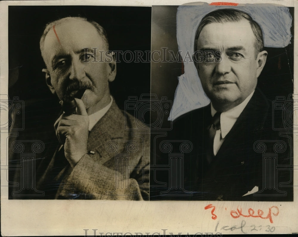 1932 Press Photo Col. L.C Paddock of Boulders Colo. and Walter Walker of Colo.