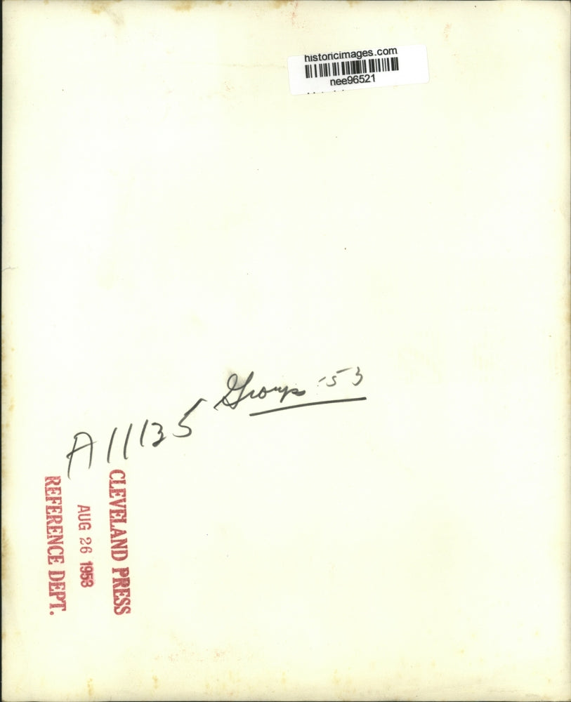 1953 Press Photo James A,Ronan,Elizabeth Conkey,Adlai Stevenson,Stephen Mitchell