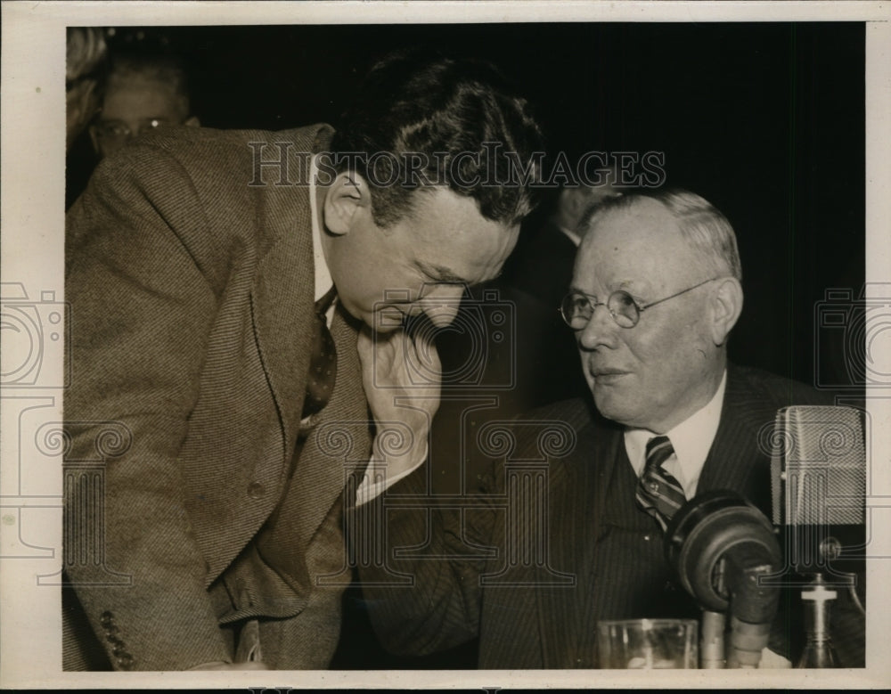1940 Press Photo William Green of American Federation of Labor at House Board