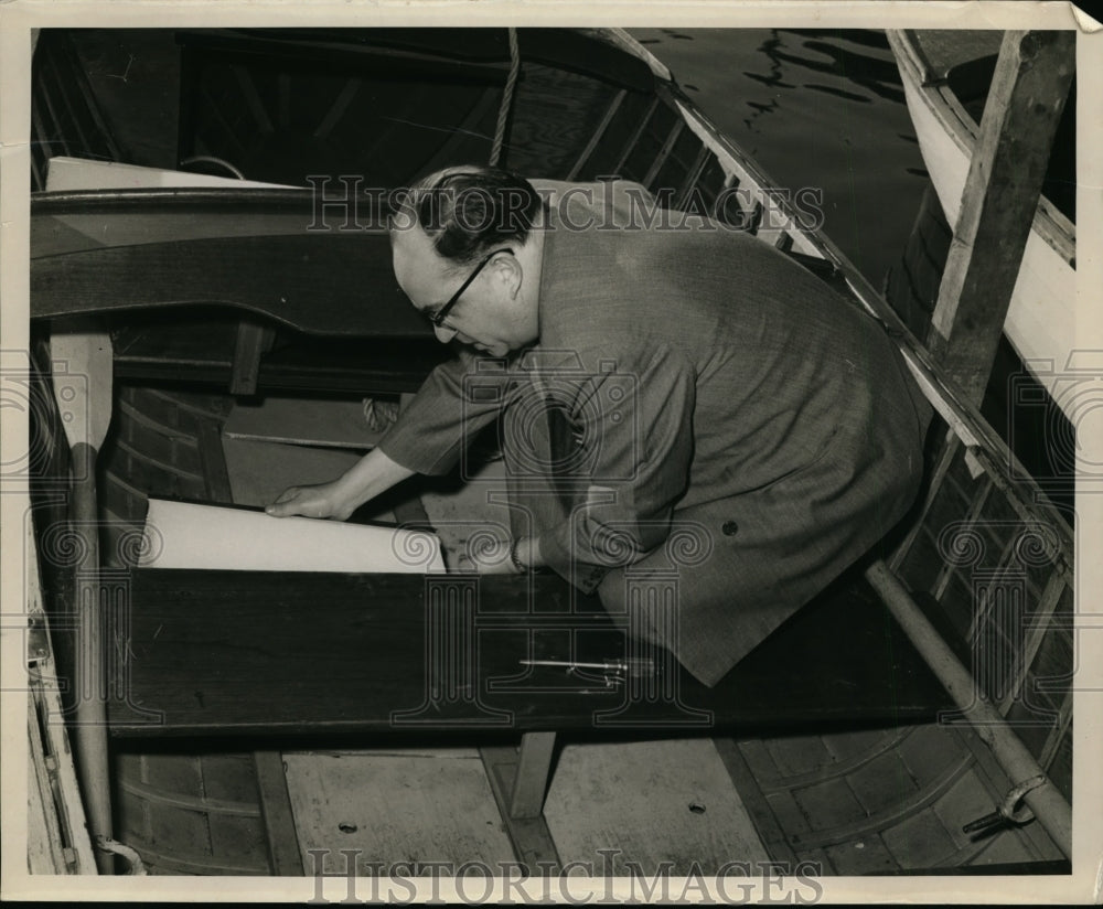 1955 Press Photo Morris E.Rogart - nee96767