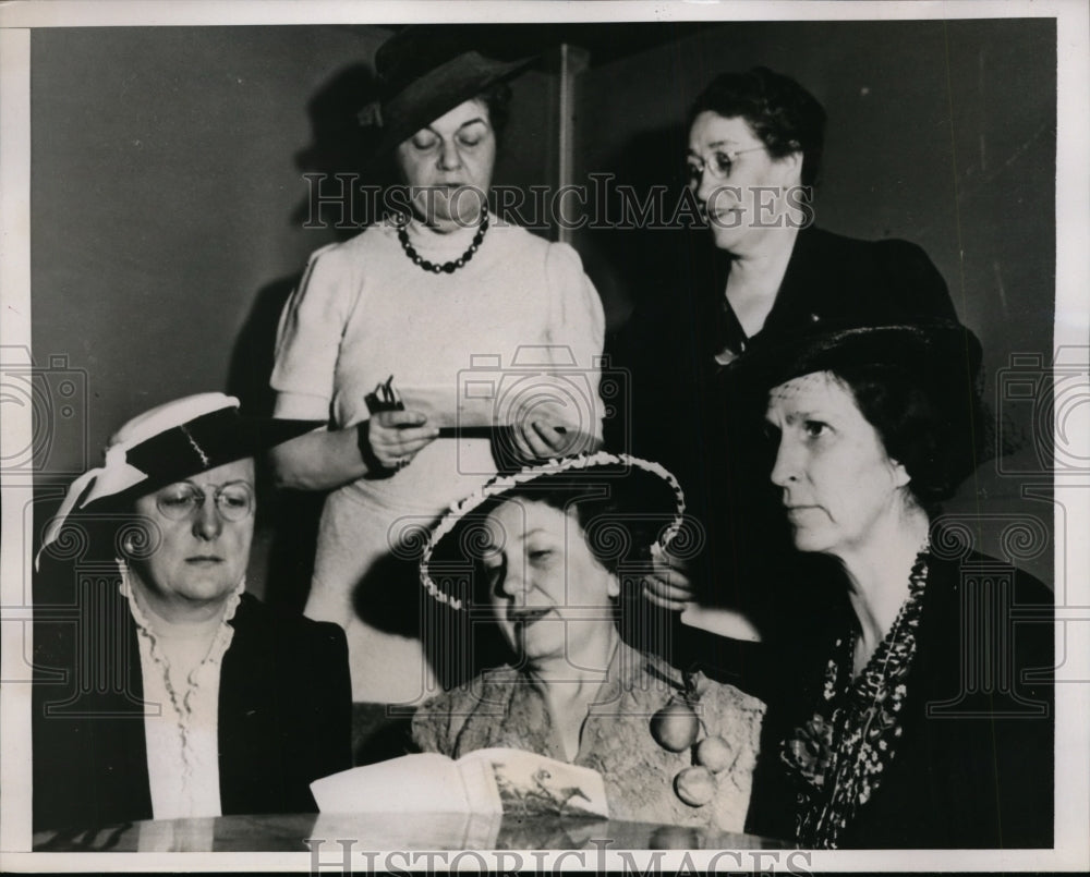 1939 Press Photo New Officers of the General Federation of Women Clubs