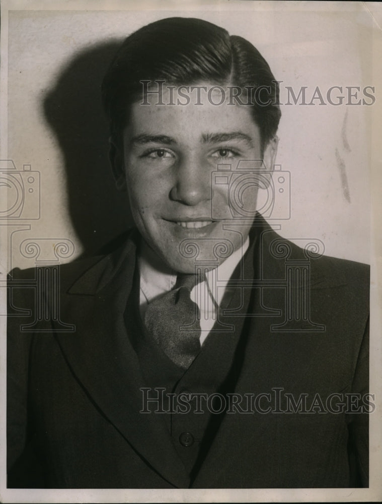 1935 Press Photo Peter Christopoulas - nee97001
