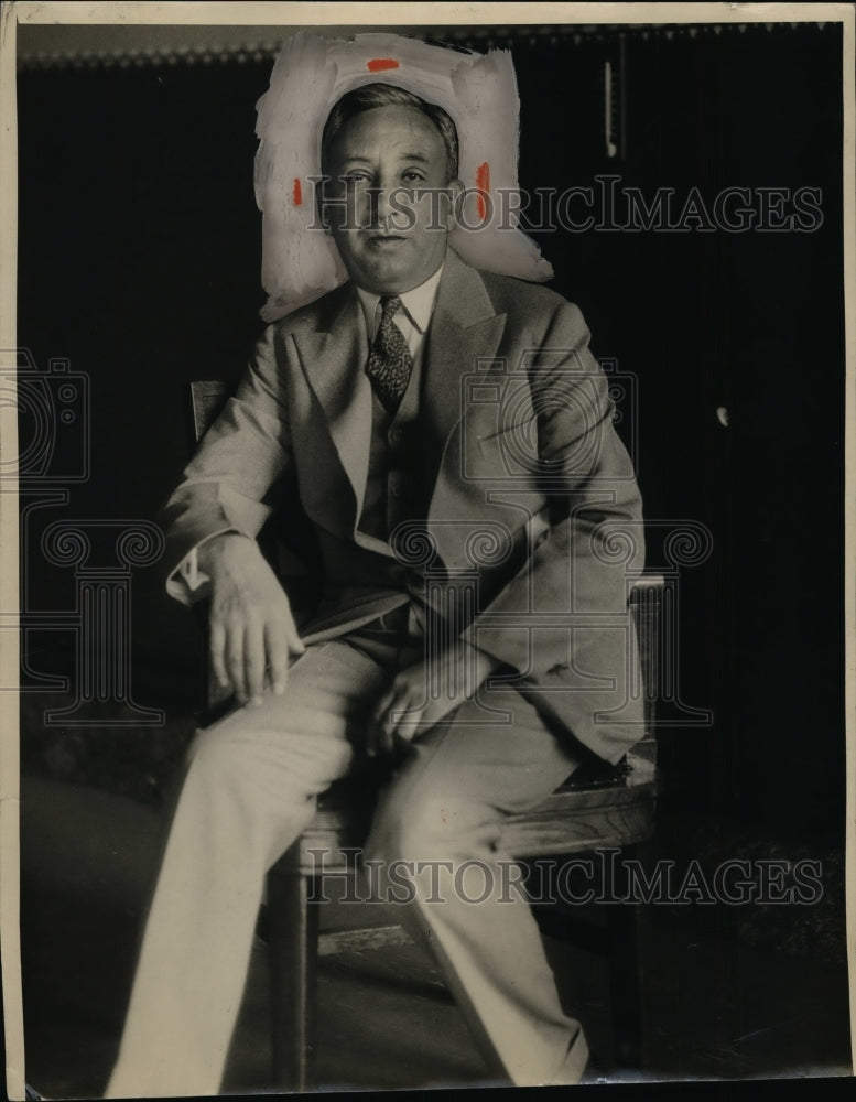 1930 Press Photo Frank Purnell - nee97103