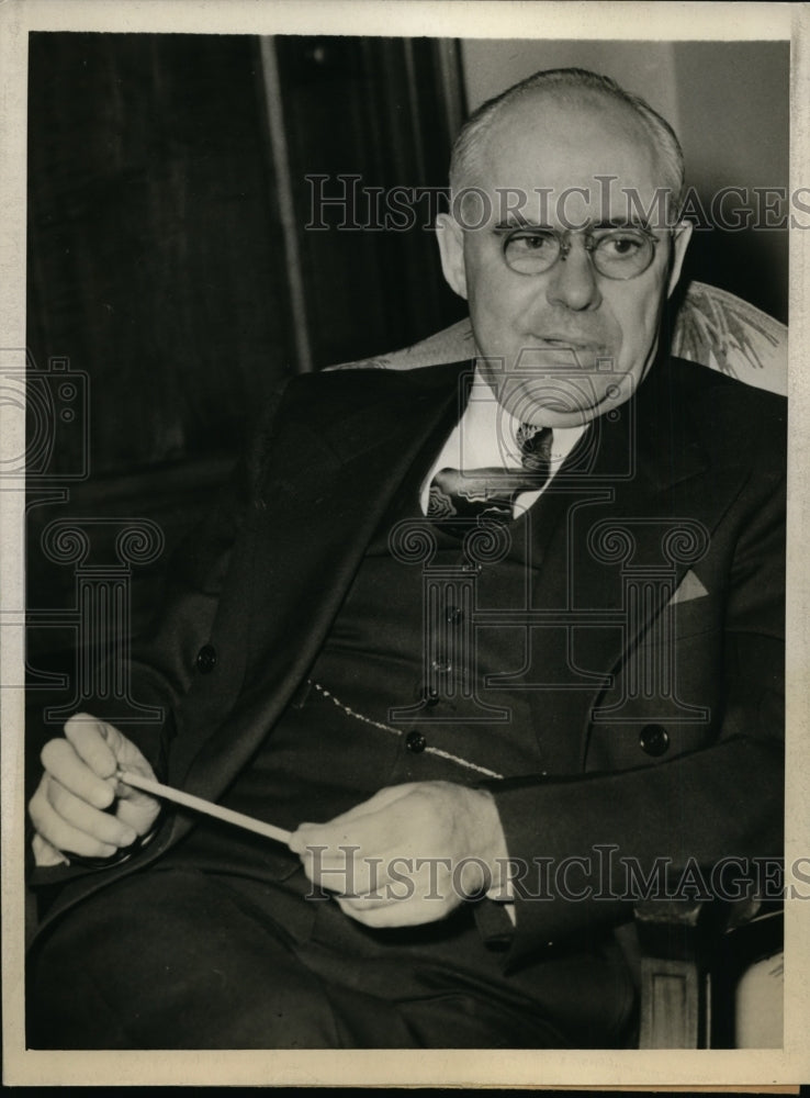 1943 Press Photo Chester Davis Pres.of Federal Reserve Bank of St.Louis