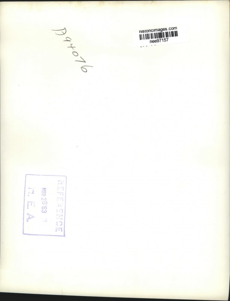 1963 Press Photo Frank McGowan, Pres. of Photoengravers at Press conference