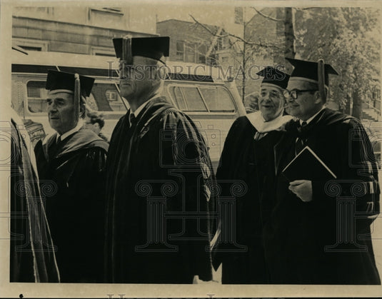 1968 Press Photo Case Western Reserve UniversitInauguration - nee97492