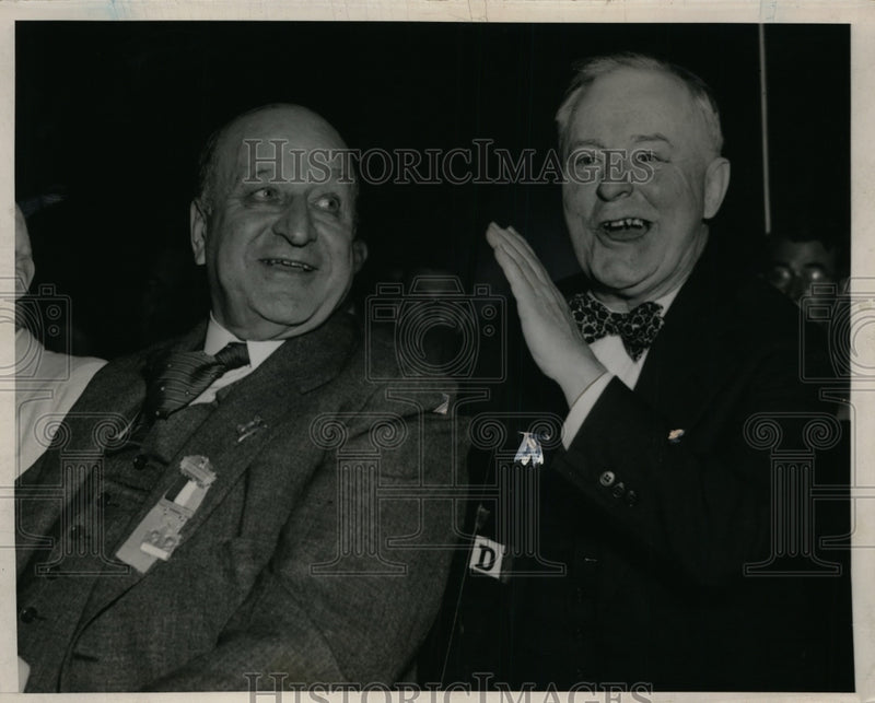 Load image into Gallery viewer, 1937 Press Photo Henry Allen and William Allen White famous Kansas Republican
