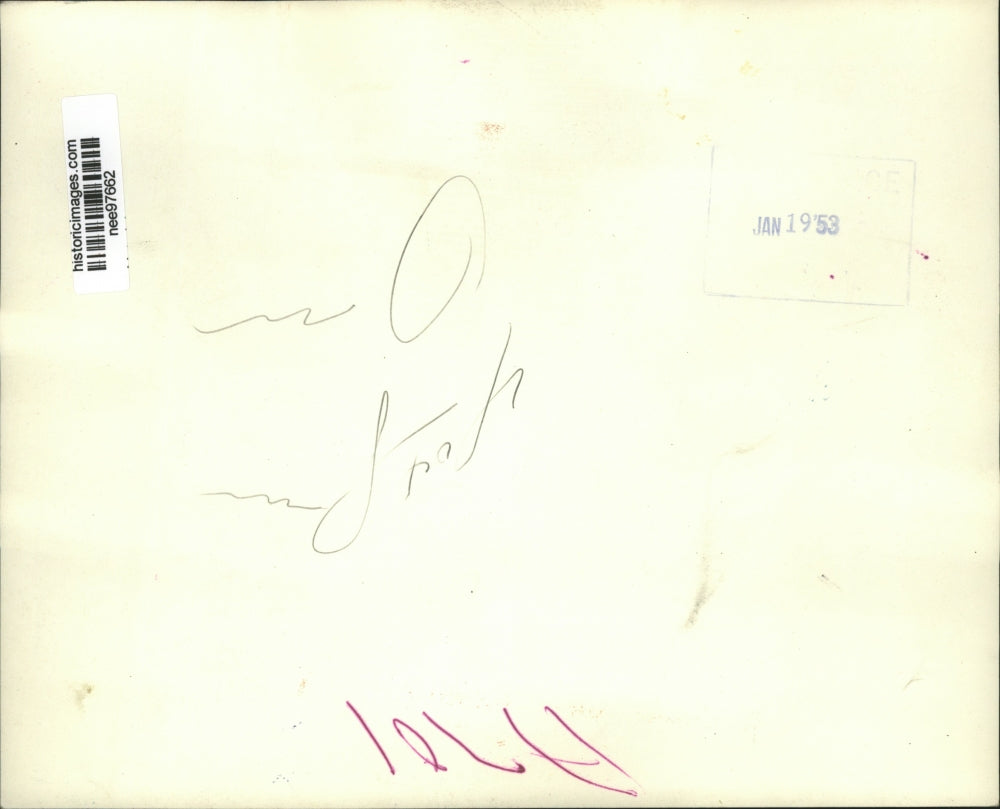 1953 Press Photo Sir Winston Churchill and wife with Bernard Baruch in New York