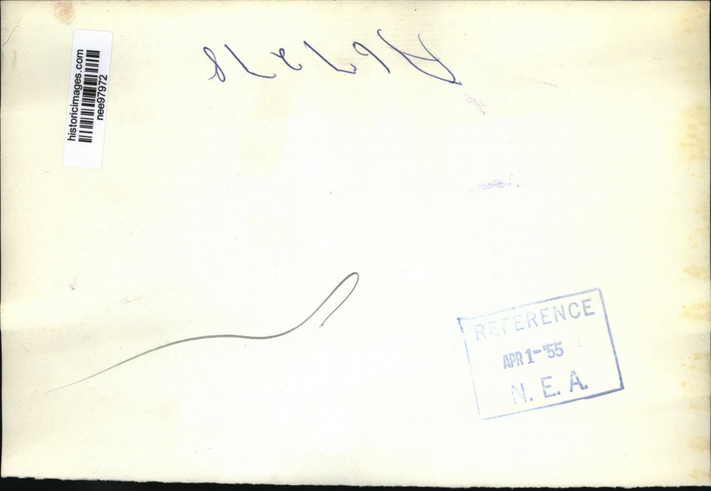 1955 Press Photo Pres. Dwight Eisenhower - nee97972