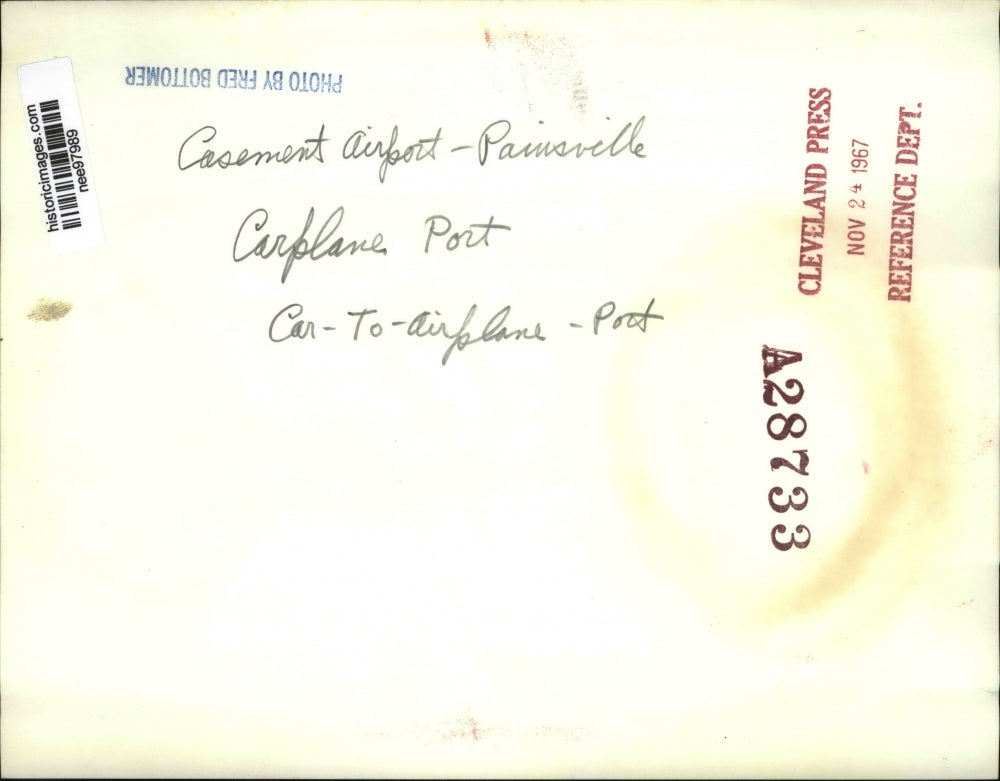 1967 Press Photo Casement Airport at Painsville Carplane Port - nee97989