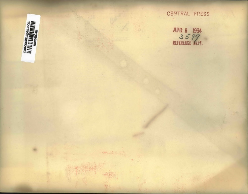 1964 Press Photo Railroad Union men on strike against the Illinois Central