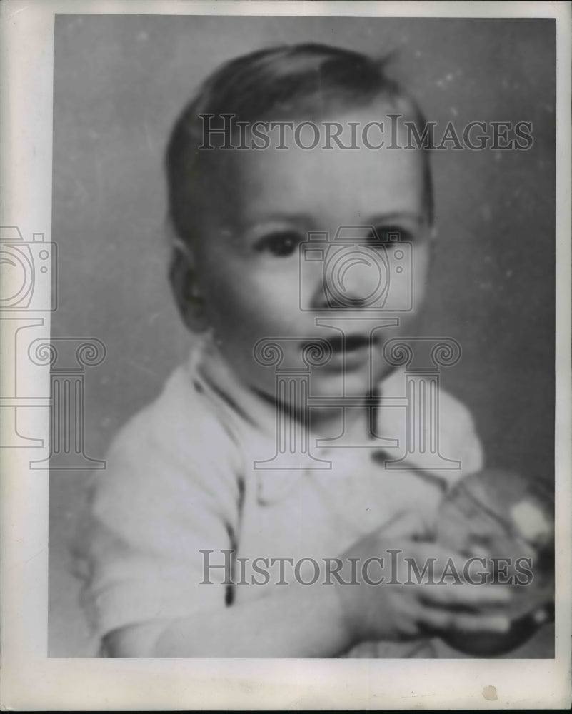 1944 Press Photo Ronald Thompson son of Arthur Thompson was kidnapped