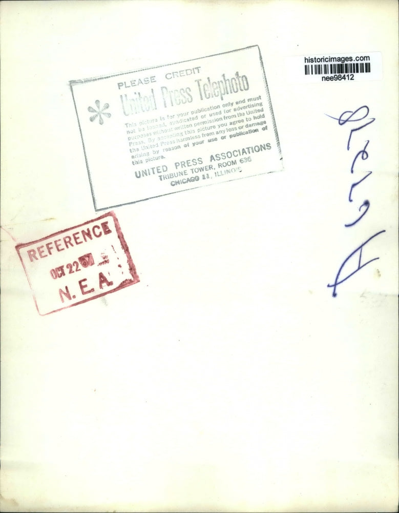 1953 Press Photo Pres.Dwight Eisenhower celebrates his 67th Birthday