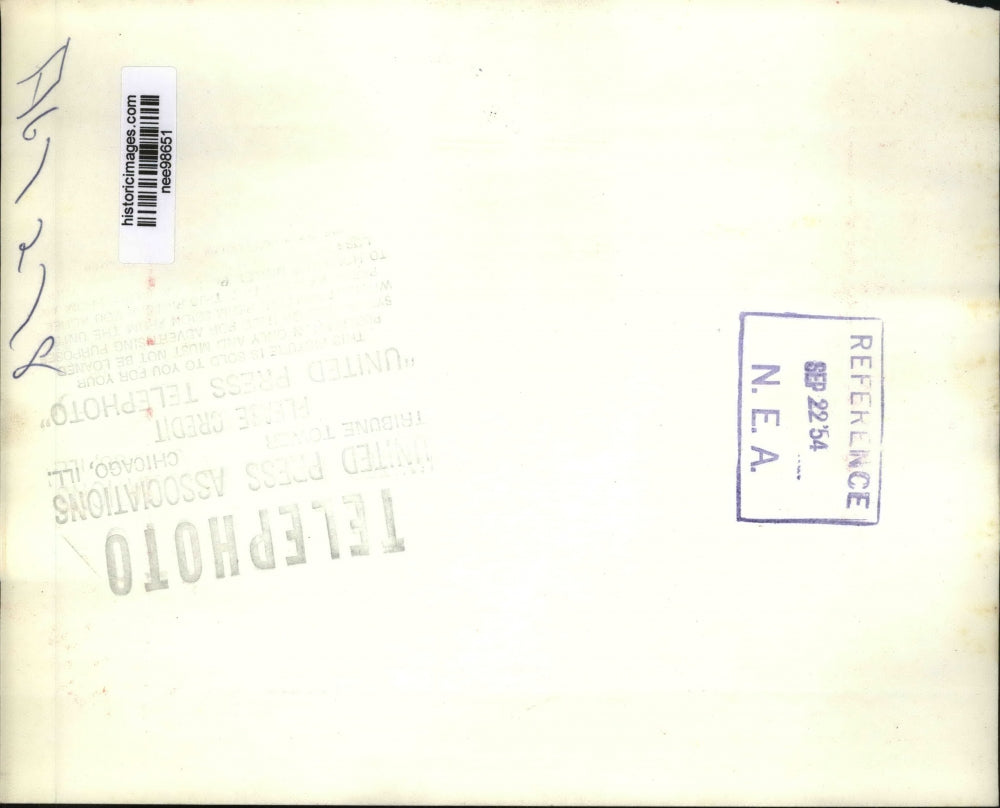 1954 Press Photo Pres.Dwight Eisenhower and Secy of State John Foster Dulles