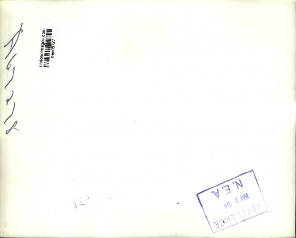 1954 Press Photo Pres. Eisenhower greeted at the Lexington Blue Grass Airport