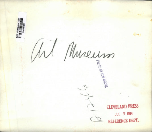 1954 Press Photo Art Museum - nee98786