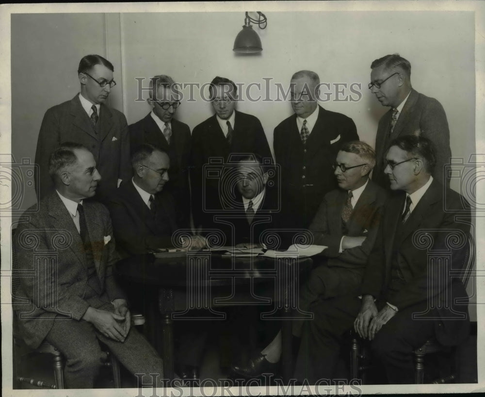 1927 Press Photo Members of The National Lumber Manufacturers Association