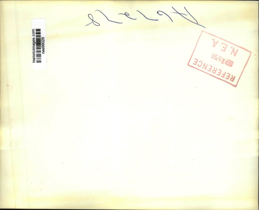 1956 Press Photo Pres.Eisenhower during Picnic rally for 500 GOP Leaders