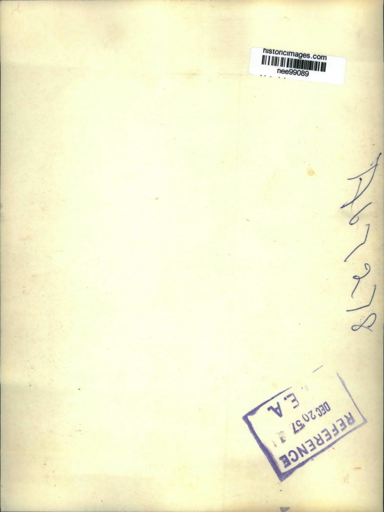 1957 Press Photo Pres.Eisenhower followed by son Maj.John Eisenhower at Paris