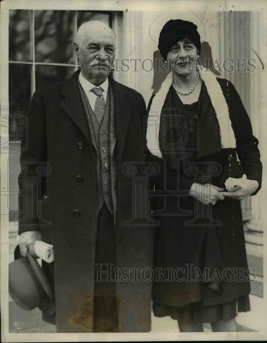 1929 Press Photo Ruth Bryan Owen, Senator D.U. Fletcher of Florida - nee99202