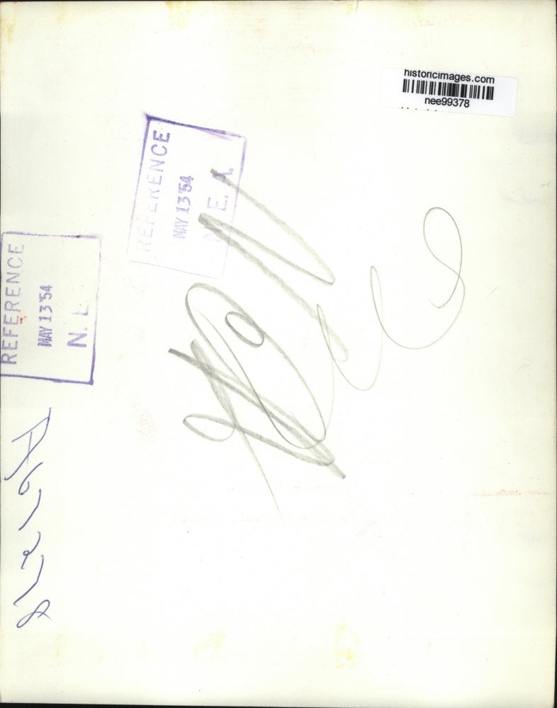 1954 Press Photo Pres.Eisenhower with his Asst. Pres.Sec. Murray Snyder