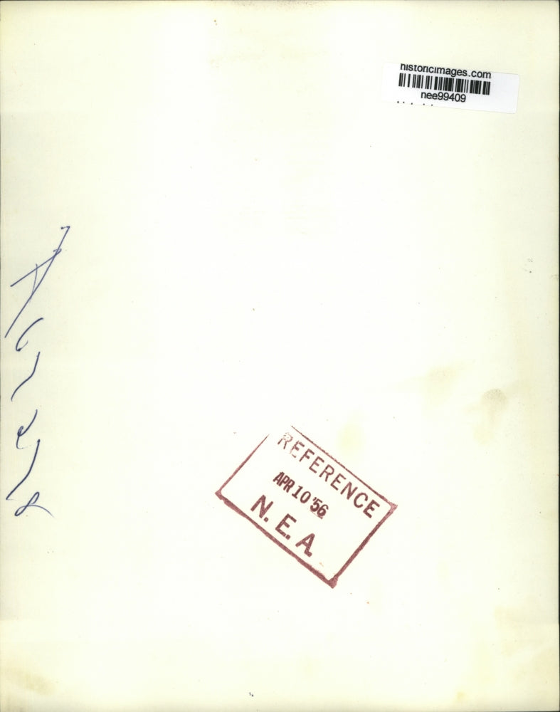 1956 Press Photo President Dwight D. Eisenhower & First Lady on Easter Sunday