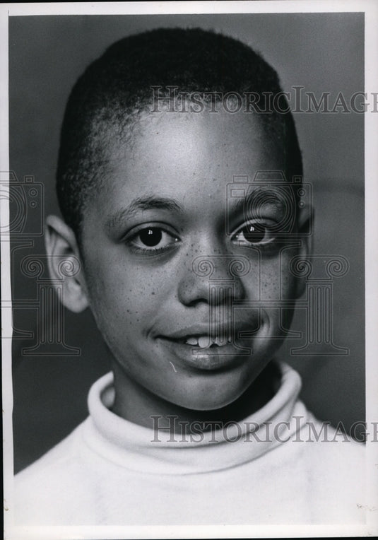 1969 Press Photo 13-Year-Old Cleveland Boy Jeffrey Quarles - nee99437