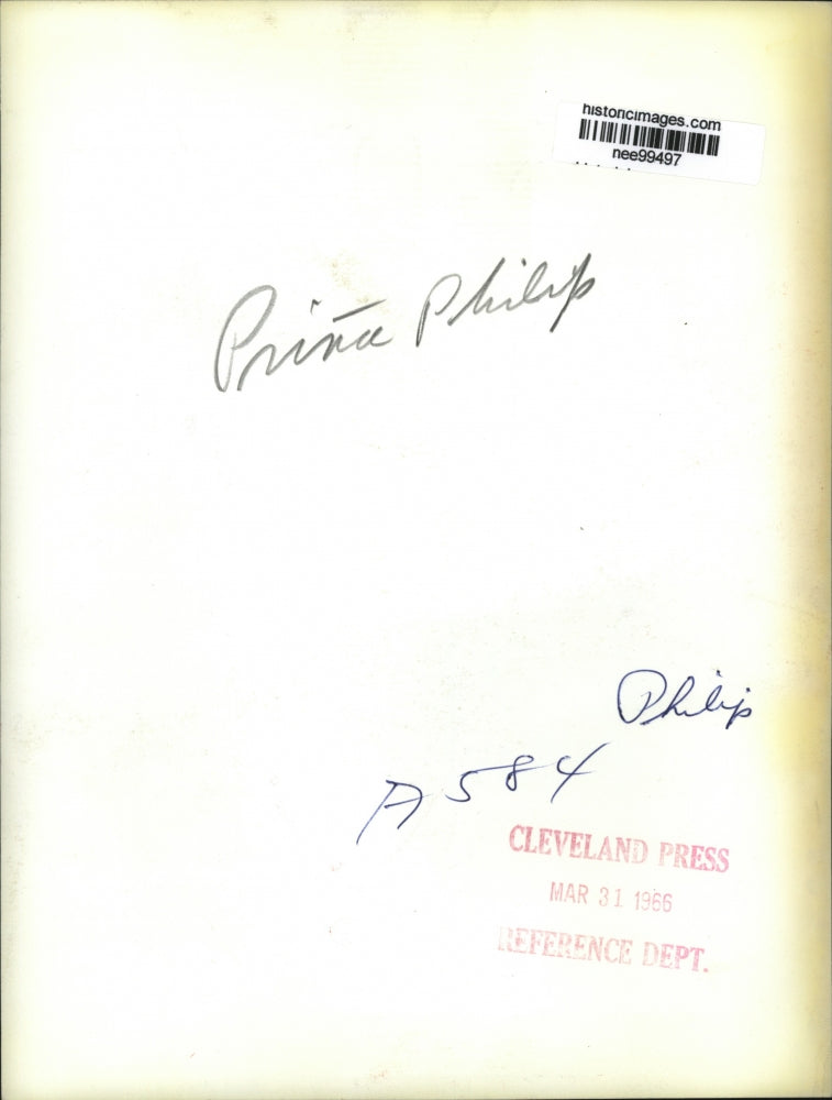 1966 Press Photo Prince Philip - nee99497