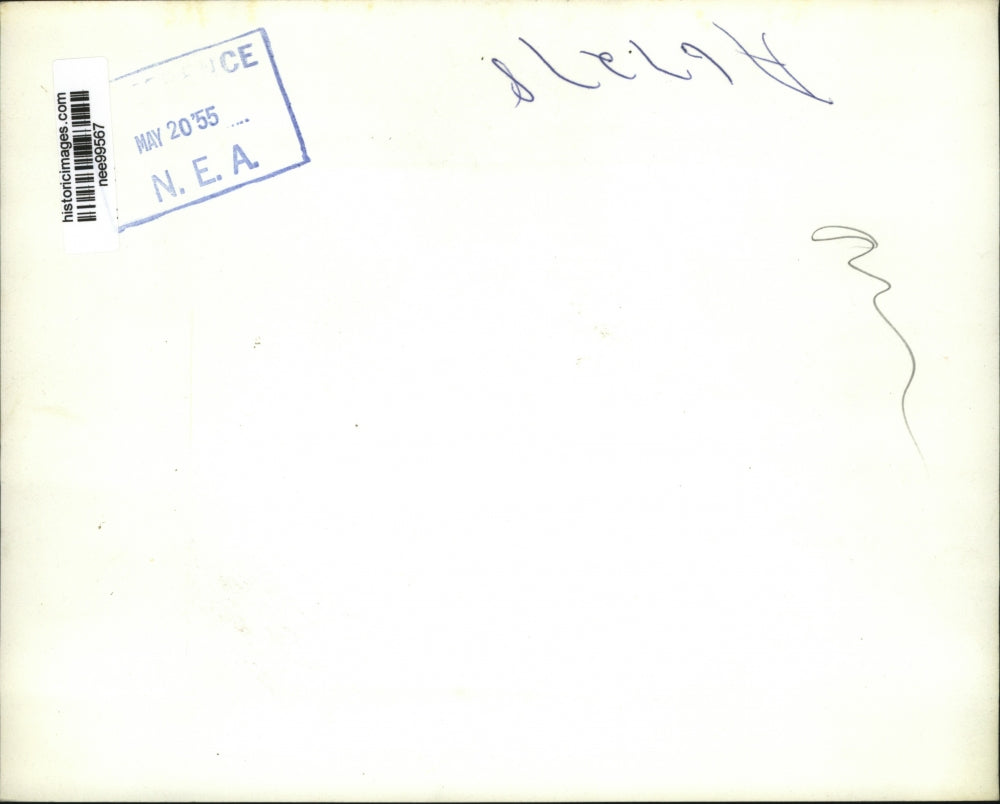 1955 Press Photo Pres.Dwight Eisenhower with wife and Mother in law Mrs.Doud