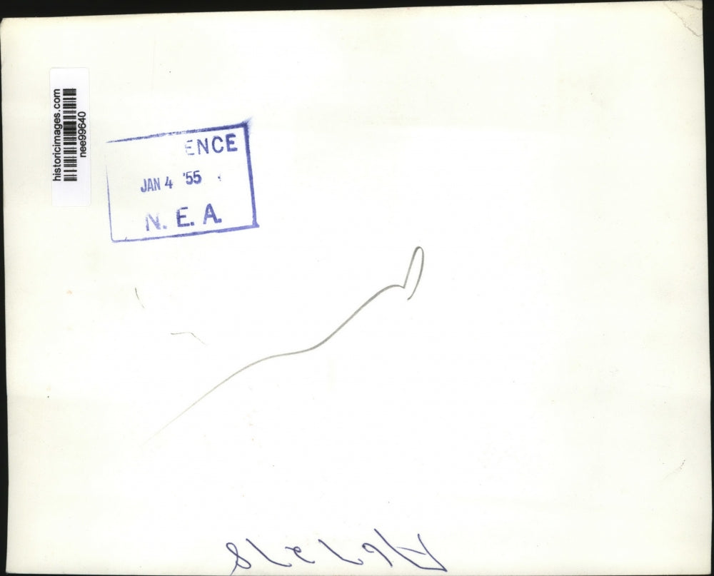 1955 Press Photo Pres.Dwight Eisenhower congratulates Rep. Jacob K Javits