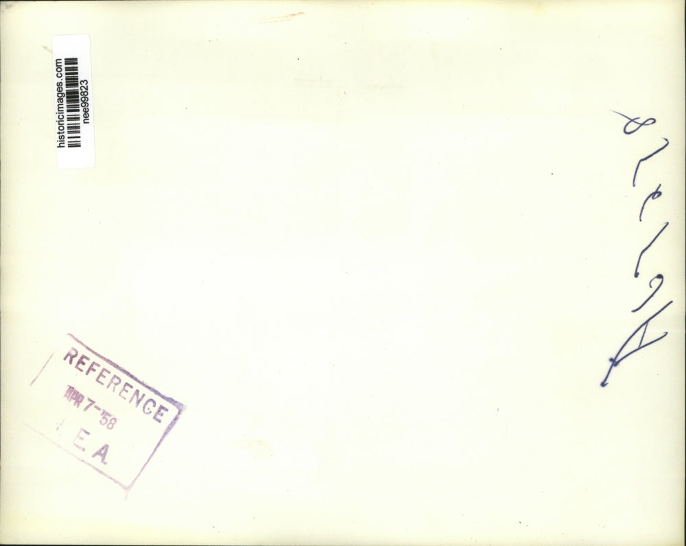 1958 Press Photo President Dwight Eisenhower and son Maj. John Eisenhower