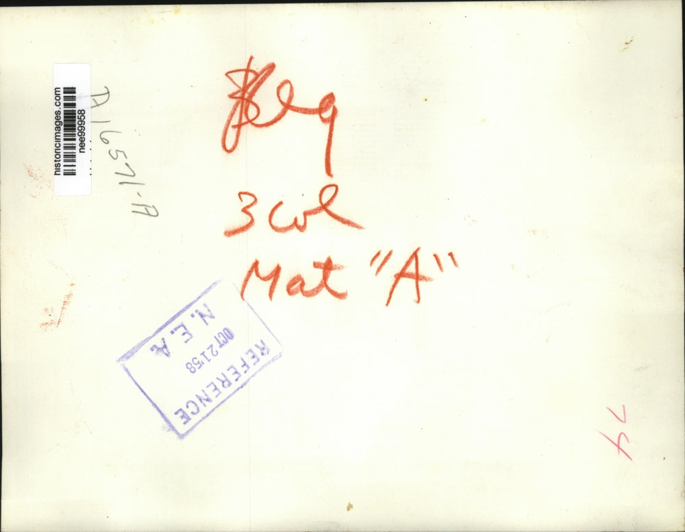 1958 Press Photo Dwight and Mamie Eisenhower Tour Eisenhower Museum Abilene, KS