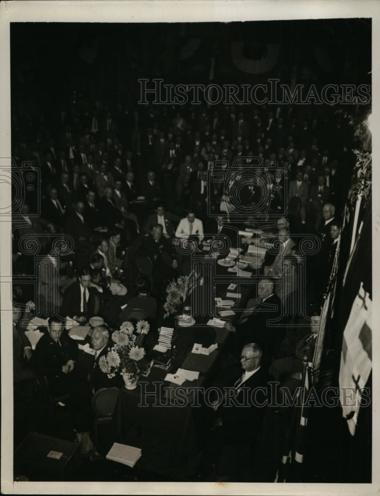 1934 Press Photo Opening of the 41st Annual Police Chiefs Convention