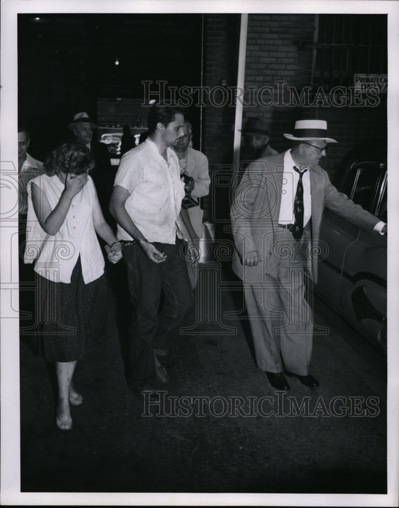 Load image into Gallery viewer, 1955 Press Photo Mr &amp; Mrs John Calvin - nef00803
