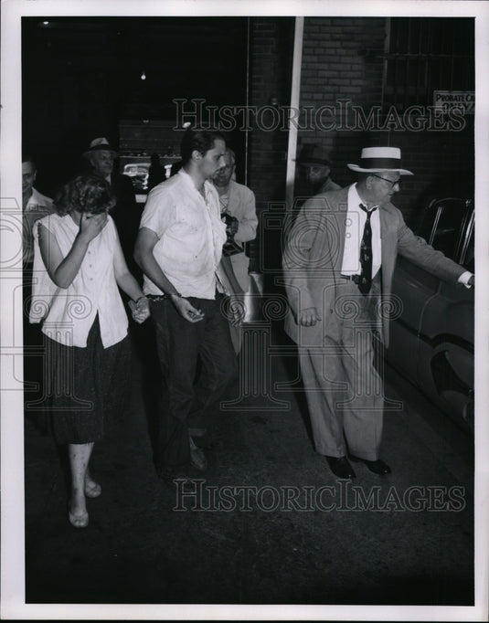 1955 Press Photo Mr & Mrs John Calvin - nef00803