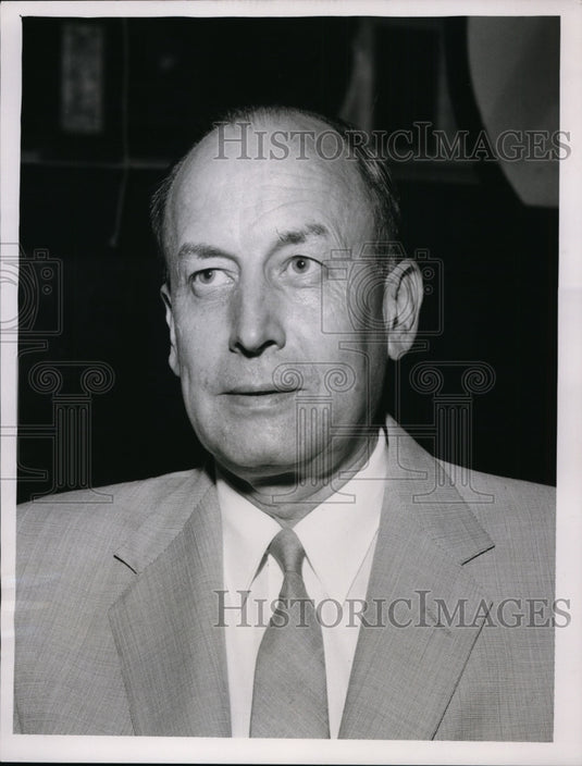 1956 Press Photo Olen F Aufderheide - nef01136