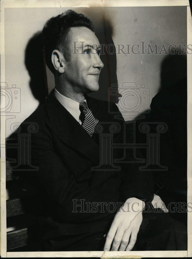 1936 Press Photo Former Navy Yeoman Harry Thompson Held For Conspiracy